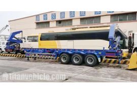 37 Ton Side Loader Container Trailer will be sent to Senegal Dakar