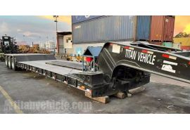 3 Axle 100 Ton Removable Gooseneck Trailer will be sent to Nicaragua