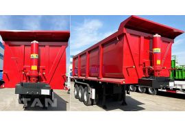 50 Ton Tri Axle Semi Tipper Trailer will be sent to Tanzania Dar Es Salaam