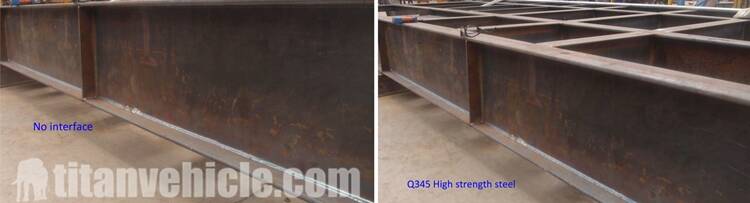 Q345 High Strength Steel Of Cargo Semi Trailer