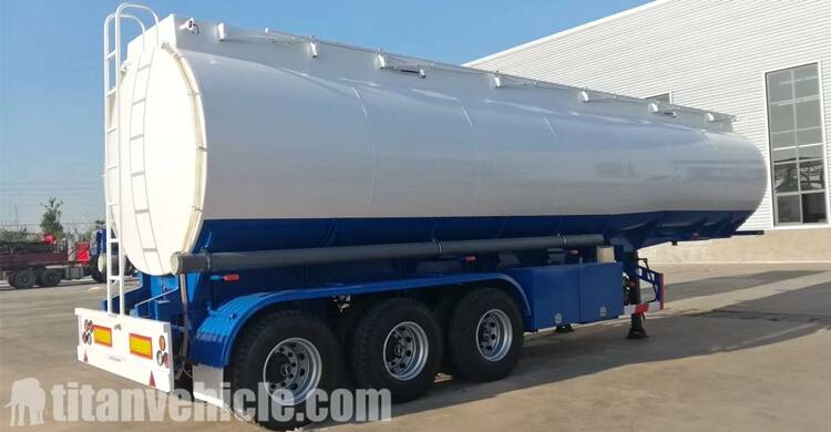 40000L Tir Axle Fuel Tanker Trailer For Sale In Mauritania