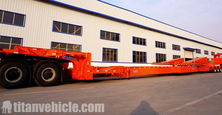 Extendable Lowbed Trailer Price for Sale