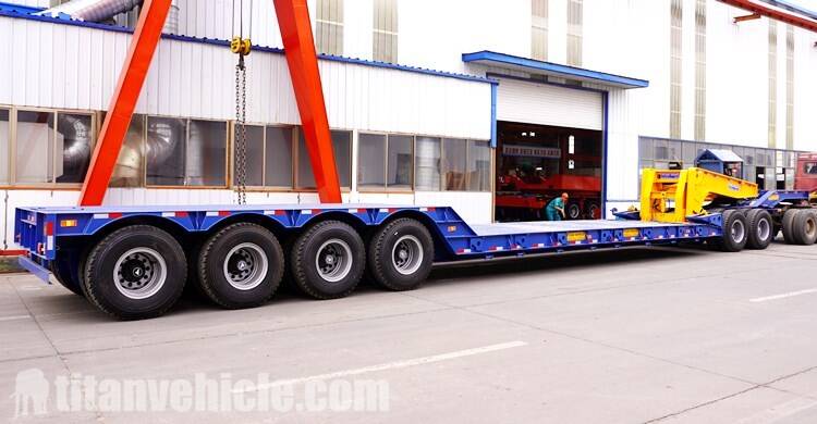 150T Detachble Gooseneck Trailer with Dolly from Philippine customer