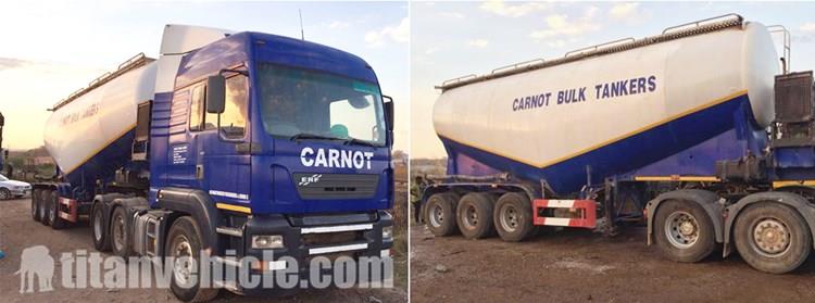 Customers feedback of 3 Axle Cement Tanker Trailer