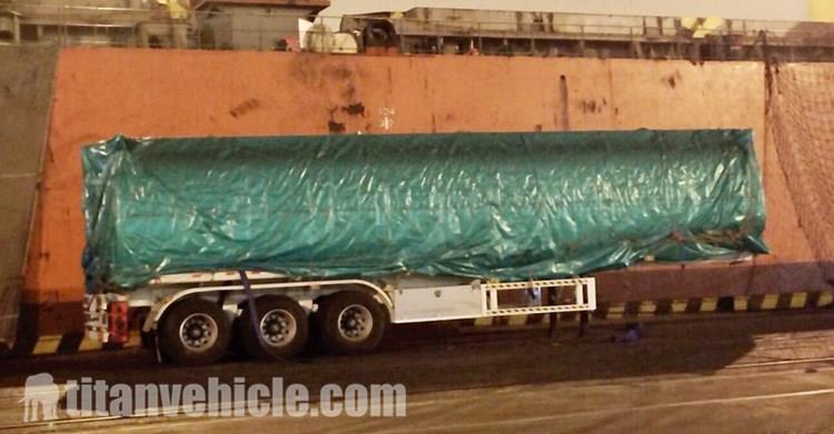 Tri Axle Diesel Tanker Trailer for Sale in Tanzania Dar es salaam