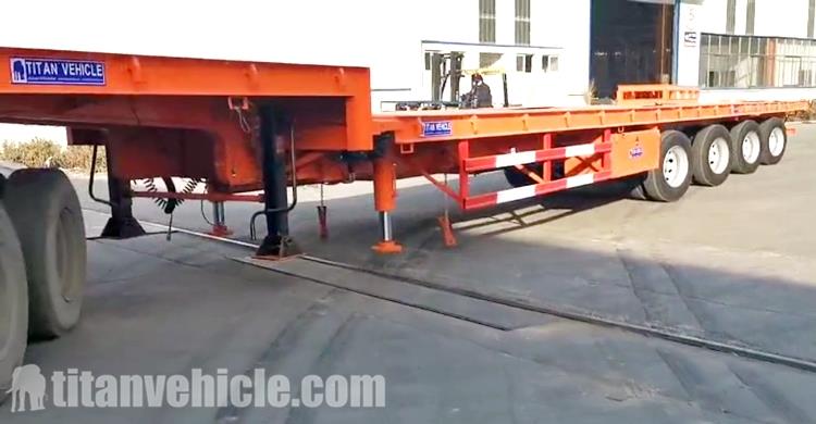 Extendable Trailer for Long Loads