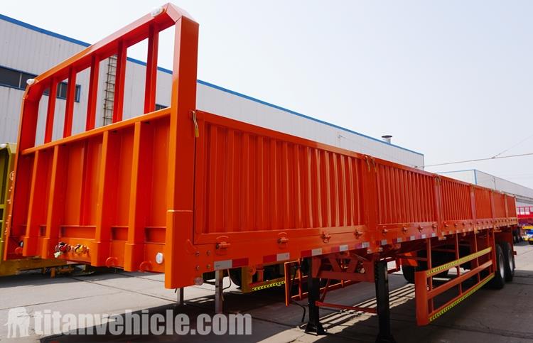 50 Ton 2 Axle Skate Semi Trailer for Sale Price 