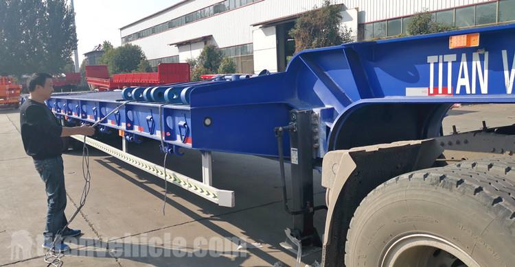 4 Axle 100T Lowbed for Sale in Zambia - TITAN Vehicle