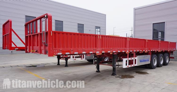 Tri Axle Grain Transport Trailer for Sale In Congo Banana