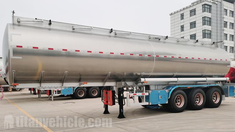 Tri Axle Aluminum Tanker Truck Trailer for Sale Price