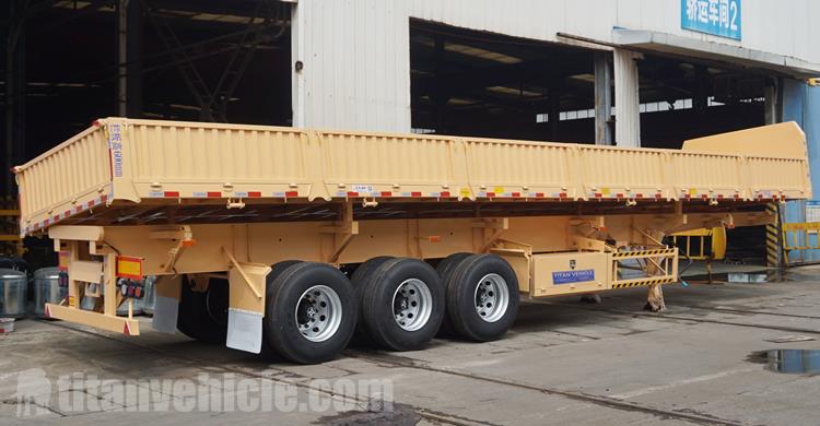 34 Ton Side Dump Trailer for Sale In Burundi Gitega