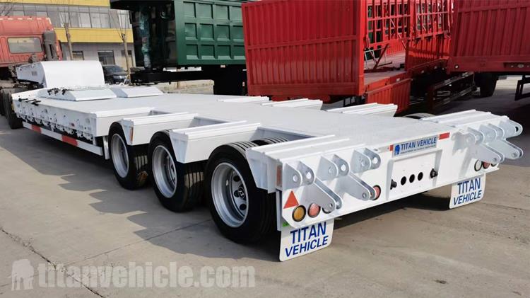 4 Axle 60 Ton Lowbed Trailer with Best Manufacturer