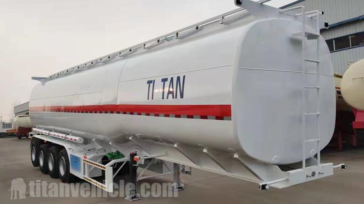 4 Axle 54000 Liters Oil Tanker Trailer with 6 Compartments for Sale In Qatar