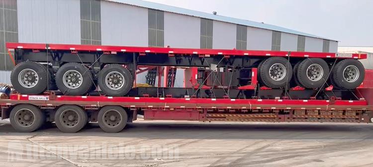 3 Axle Flat Bed 45 Ft Trailers for Sale in Cameroon