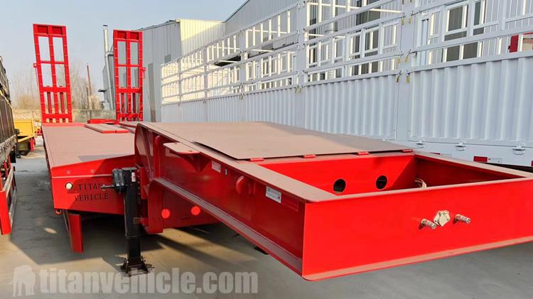 3 Axle 4 Axle 80T Excavator Trailer for Sale In Ethiopia