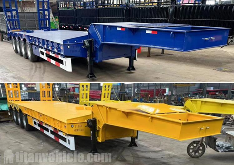 3 Axle Low Loader Truck Trailer for Sale in Malawi MWBLZ