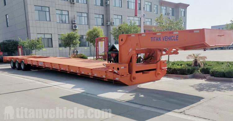 3 Line 6 Axle Front Load Lowbed Trailer for Sale In Qatar