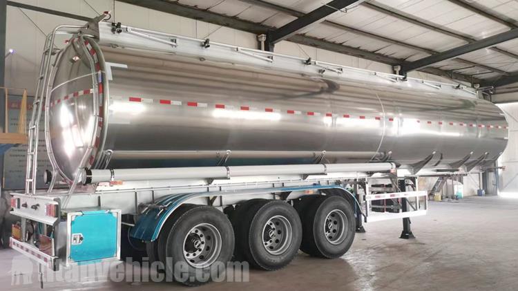 45000 Liters Aluminum Alloy Tanker Trailer for Sale In Zimbabwe