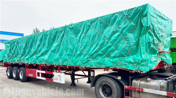 Tri Axle Flatbed Trailer for Sale In Ghana