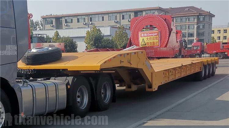 4 Axle Folding Gooseneck Trailer for Sale In Eritrea