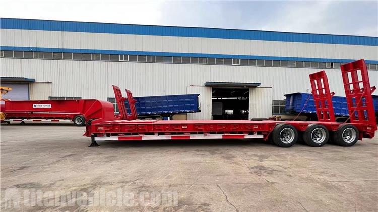 Tri Axle 80 Ton Low Bed Trailer for Sale In Suriname