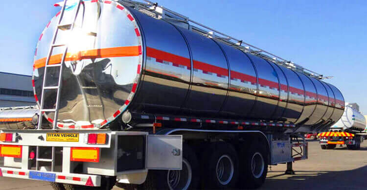 3 Axle 45000 Liters Diesel Tanker Trailer for Sale in Guinea