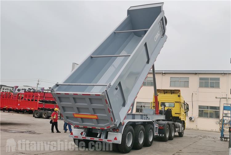 35 Cubic Heavy Duty Dump Trailer for Sale In Ghana