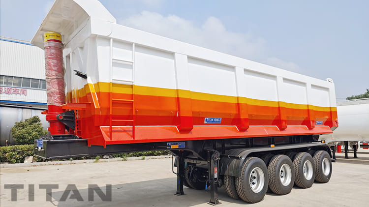 4 Axle Hydraulic End Dump Trailer for Sale in Trinidad