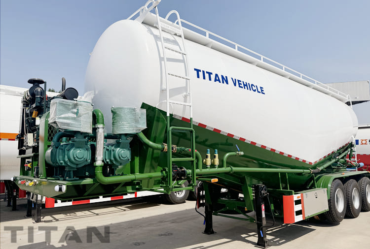 New Tri Axle Cement Tanker Trailer for Sale in  Zambia