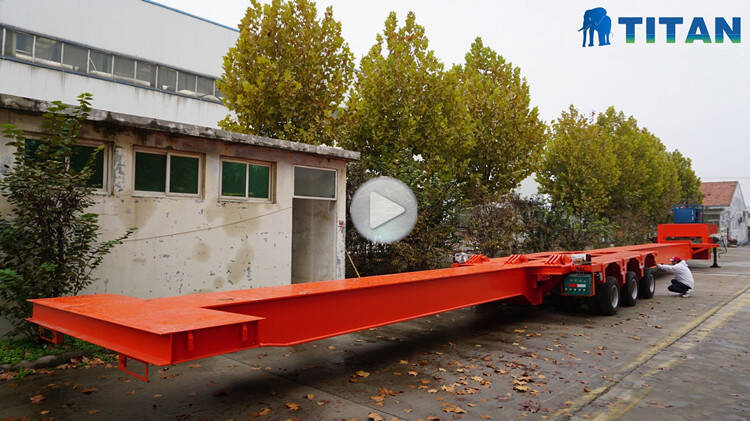 64m single beam extendable trailer