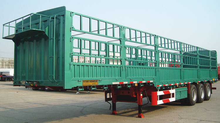 3 axle Fence Semi Trailer for Sale