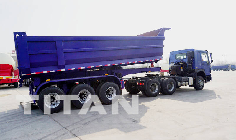 hydraulic dump trailer