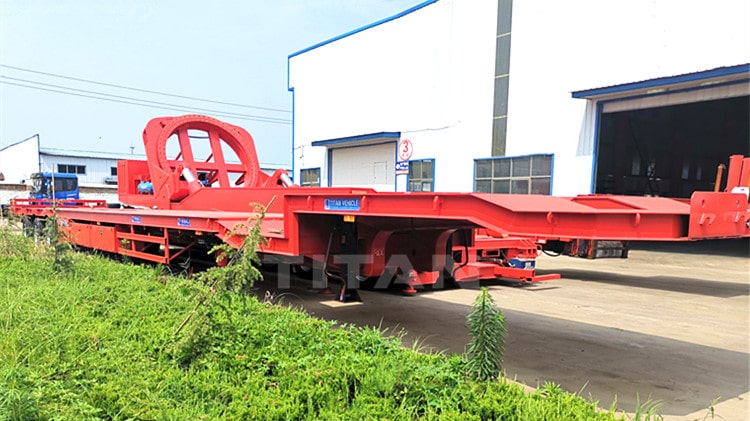 50M 3 Axle Extendable Trailer for Sale in Vietnam