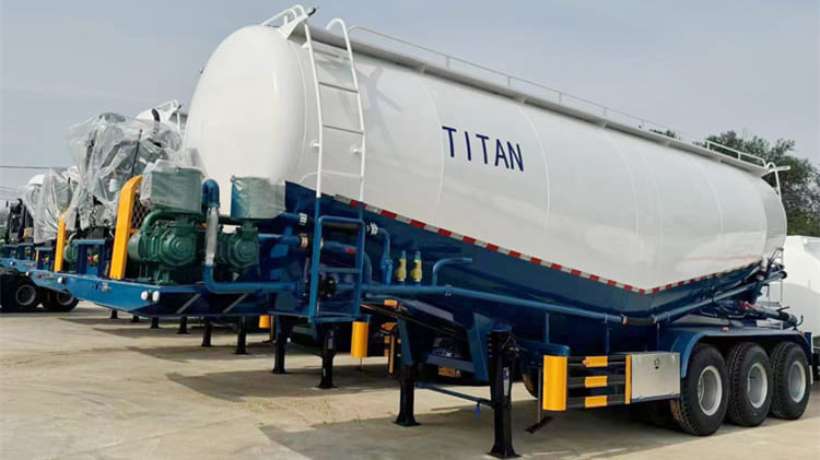 3 Axle Bulk Cement Trailer for Sale in Ethiopia 